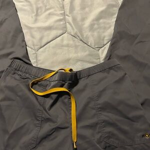 Gray Carhartt scrub pants